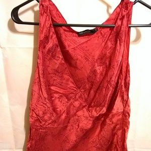 Red Silk Cami